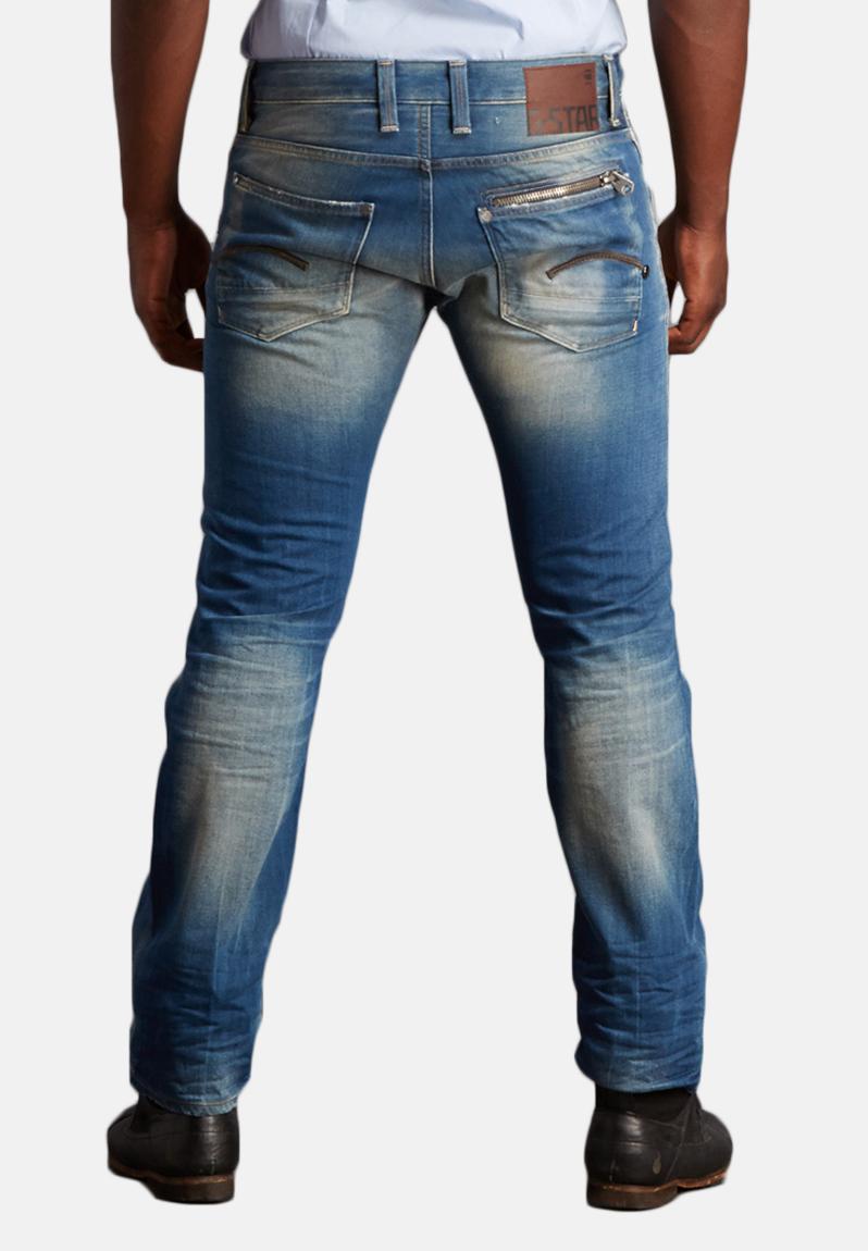 Attacc Low Straight Medium Aged GStar RAW Jeans