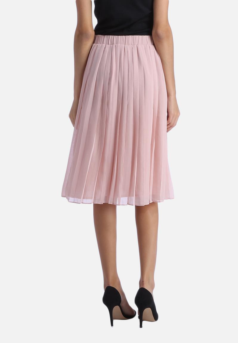 Pleated Skirt - Peach Whip Vero Moda Skirts | Superbalist.com
