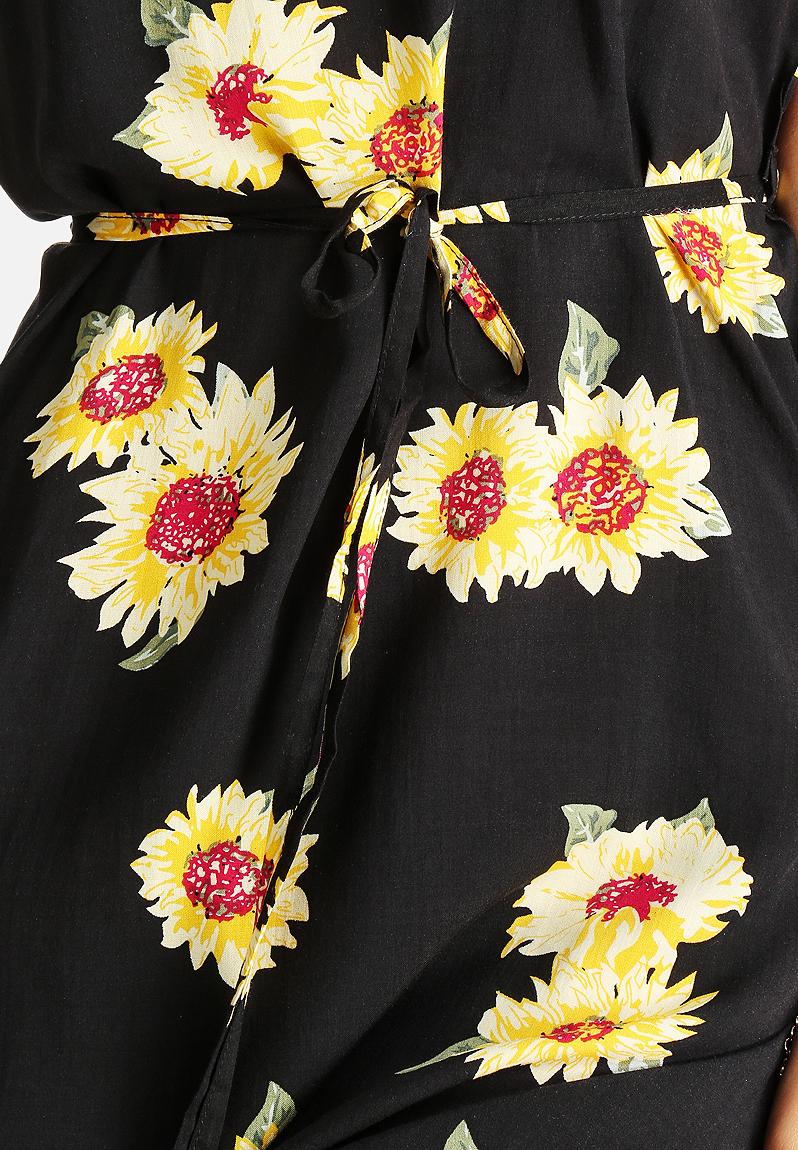 Sunflower Maxi Dress - Black AX Paris Casual | Superbalist.com