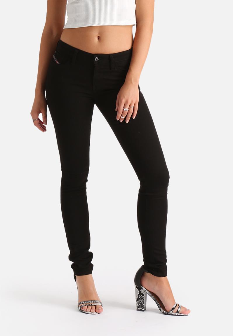 diesel super slim skinny high waist