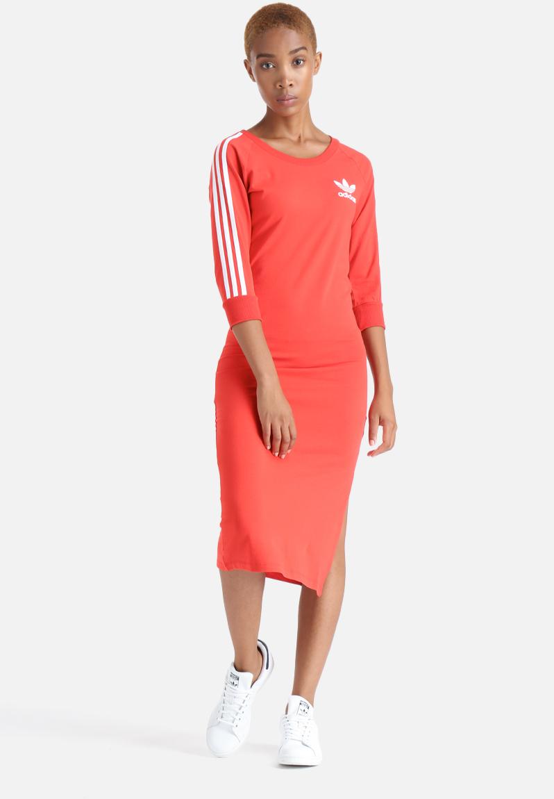 3 Stripes Dress - Red adidas Originals Casual | Superbalist.com