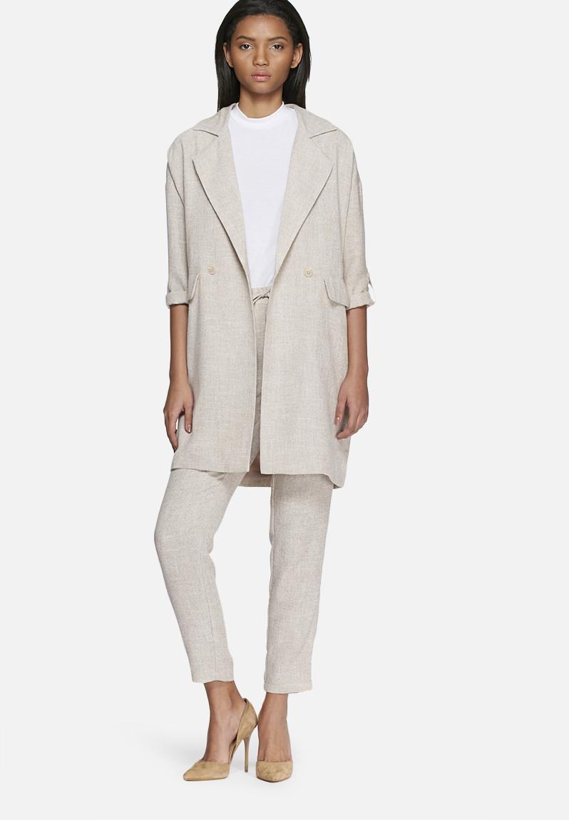 Newzen long blazer oatmeal Vero Moda Jackets