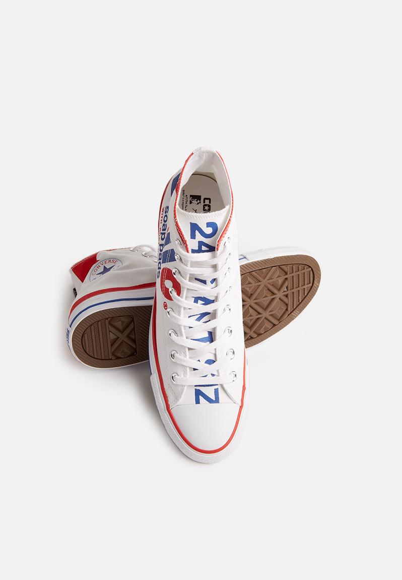 Converse Ctas Brillo Pack Hi Warhol - White   Red   Blue Converse 