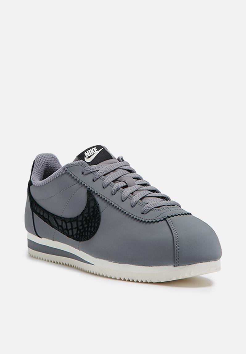 nike classic cortez grey