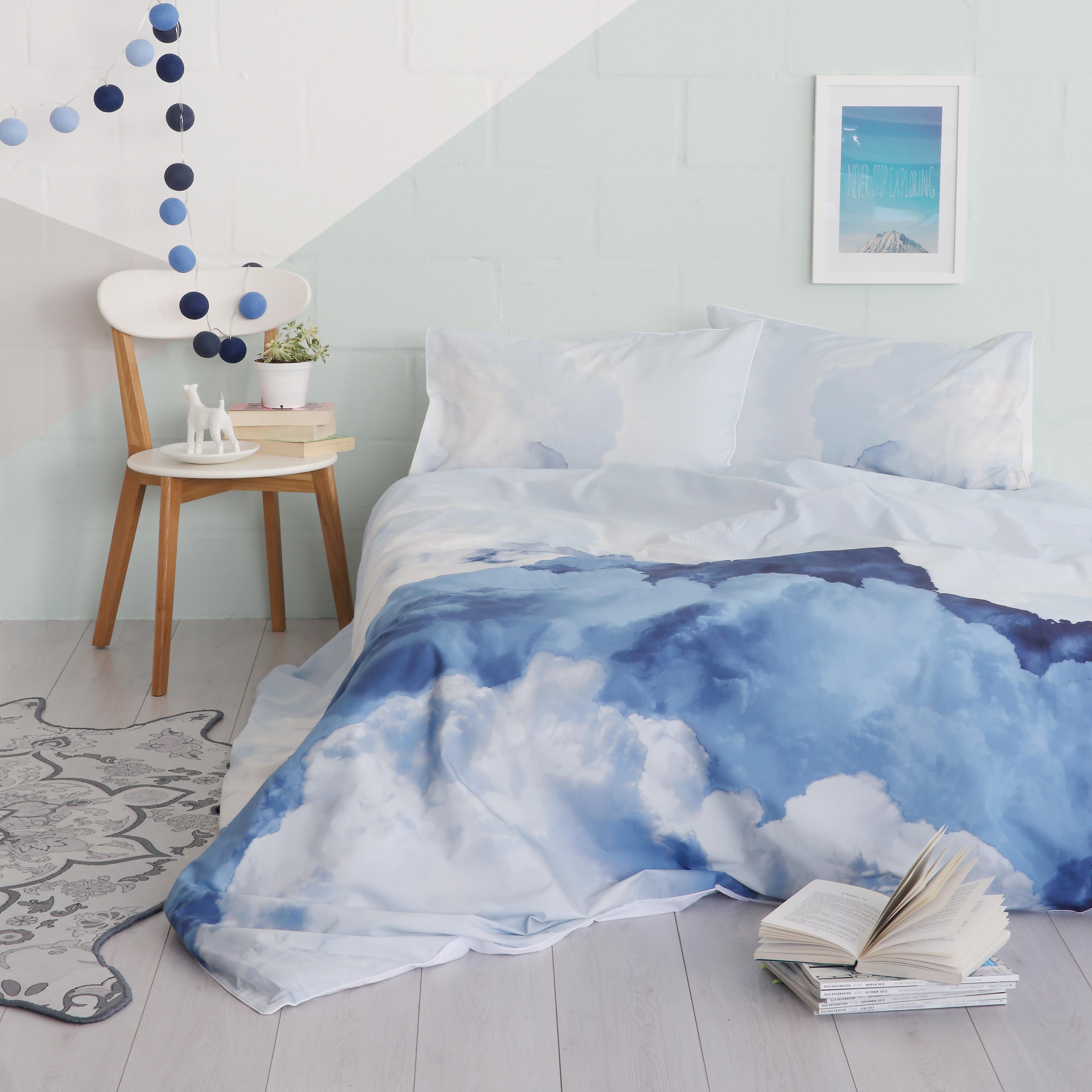 Sky Blue Duvet Set Linen House Bedding