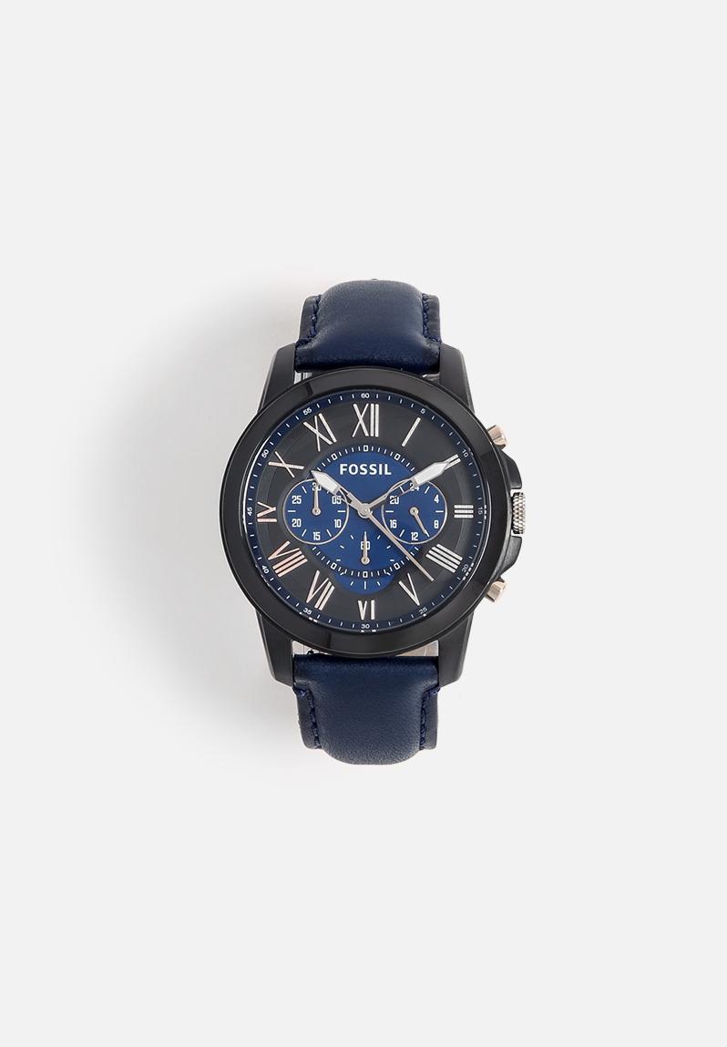 fossil grant blue
