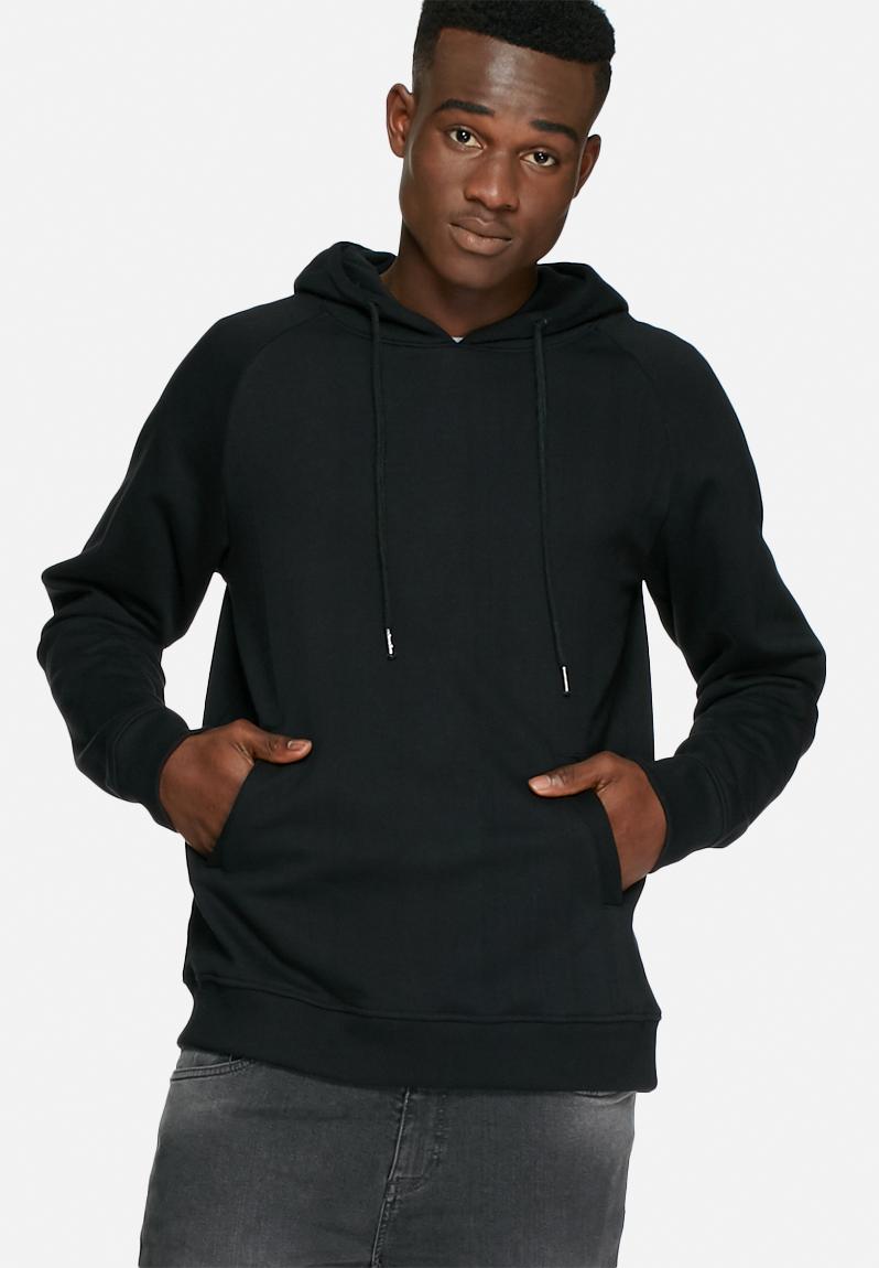 Pull over hoodie - black basicthread Hoodies | Superbalist.com