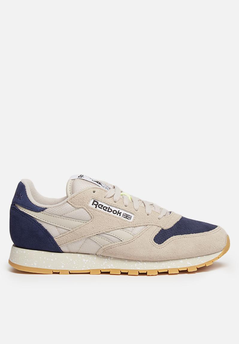 Classic leather - AQ9773 - sand stone / blue ink / white Reebok ...