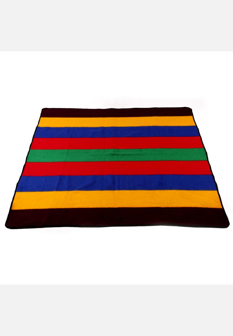 Ndebele Acrylic Stripes Basotho Blankets Scatter