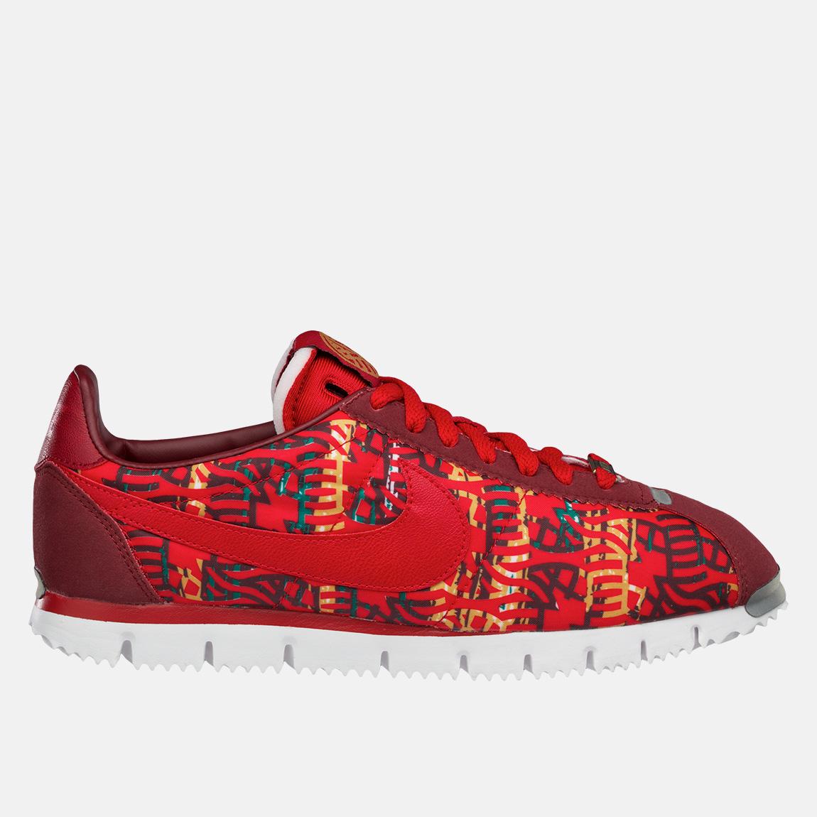 nike cortez red black