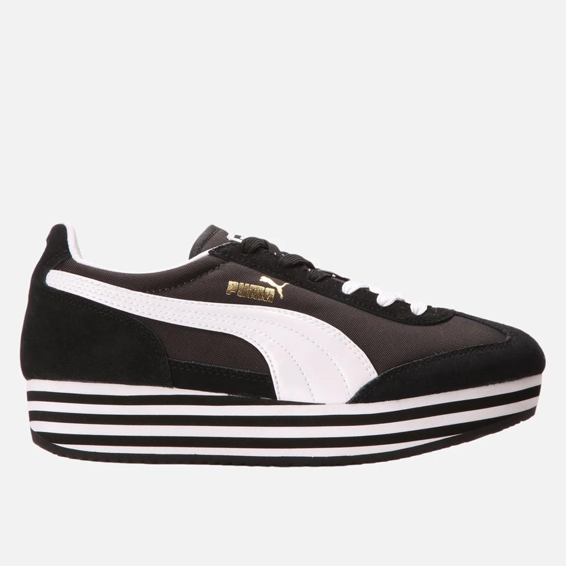Puma SF77 Platform Black and White PUMA Sneakers