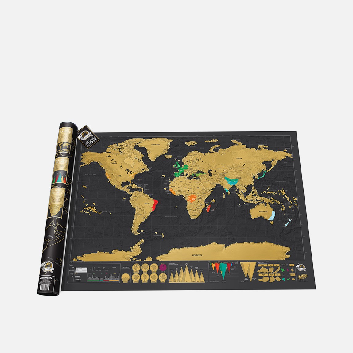 Scratch Map Deluxe Luckies UK Games